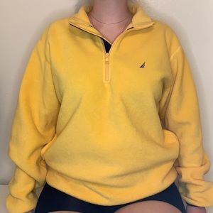 90’s Nautica fleece quarter zip